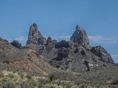 Photo: This photo, of Mule Ears Mountain (3,881'), was taken from Ross Maxwell Highway, in Big Bend National Park, Texas 