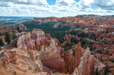 Photo: Panorama  from the rim, Bryce Canyon National Park, in southern Utah