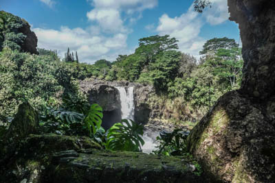 Photo Note Card: 
80' tall Rainbow Falls,  was taken in the Hilo area on the Big Island of Hawaii