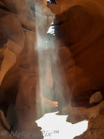 Photo Note Card: Sunbeam - Lower Antelope Canyon, near Page, Arizona
