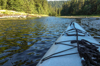 Photo Note Card: 
View from our Kayak in Pleasant Bay, in Frederick Sound in the Inner Passage of southeast Alaska