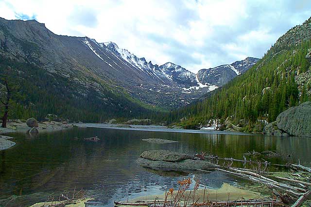 Photo Note Card: 
Mills Lake Longs Peak, Rocky Mountain National Park