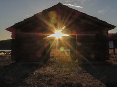 Photo Note Card: 
Sunlight at Dusk shining through an old boat shed,  was taken on Spencer Spit in the San Juan Islands in the Salish Sea of Pugent Sound in northwest Washington