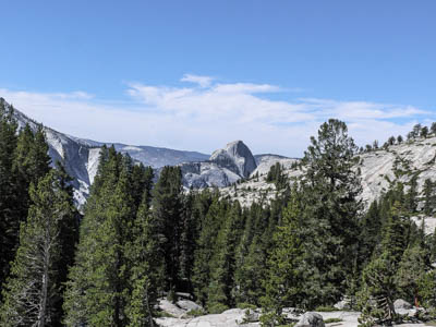Photo Note Card: 
Half Dome from Olmstead Point, Yosemite Valley Yosemite National Park