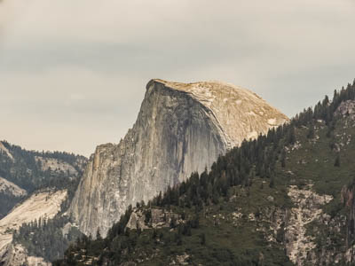 Photo Note Card: 
Half Dome towering above Yosemite Valley, Yosemite National Park