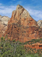 Photo Note Card:  
Isaac Peak, Court of the Patriarchs, Zion National Park, Utah
