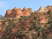 Photo Note Card:  
Beehives, Zion National Park, Utah
